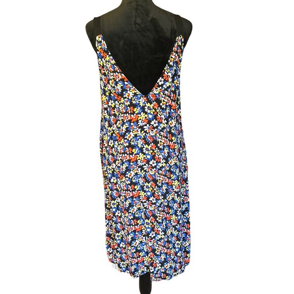 💖RAG & BONE Floral Sleeveless V-Neck Dress with Adjustable Straps & Colorful - Picture 2 of 8